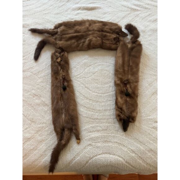 Vintage Genuine mink collar/stole - Picture 3 of 5